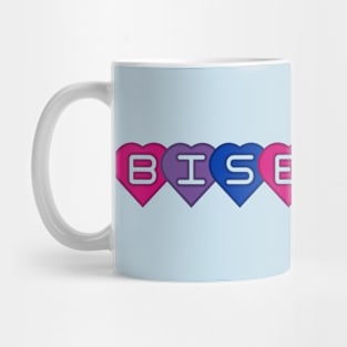 bi hearts Mug